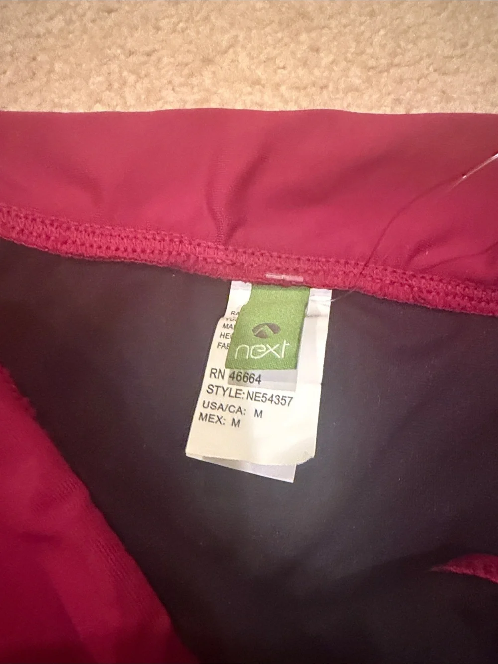 NEXT — Red Patterned Two-Piece Bikini Set - Picture 2 of 4